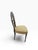 Wood Vintage Hand-Painted Neoclassical Plume Back Side Chair, Newly Reupholstered For Sale - Image 7 of 12