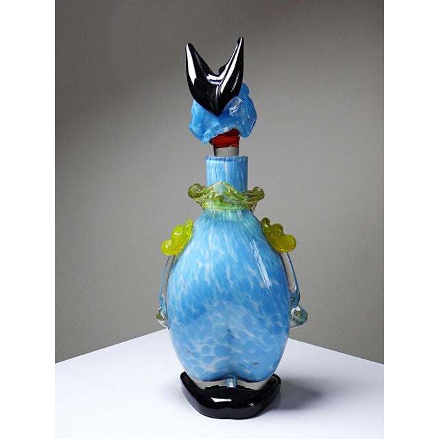 Modern Large Murano Glass Clown Carafes, Italy, 1960s-1970s, Set of 3 For Sale - Image 3 of 15