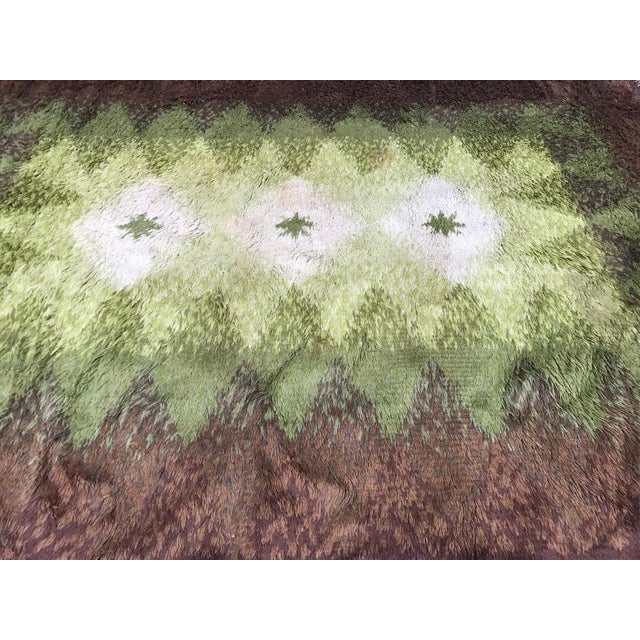 Textile Vintage European Modern Rug, 1970s For Sale - Image 7 of 12