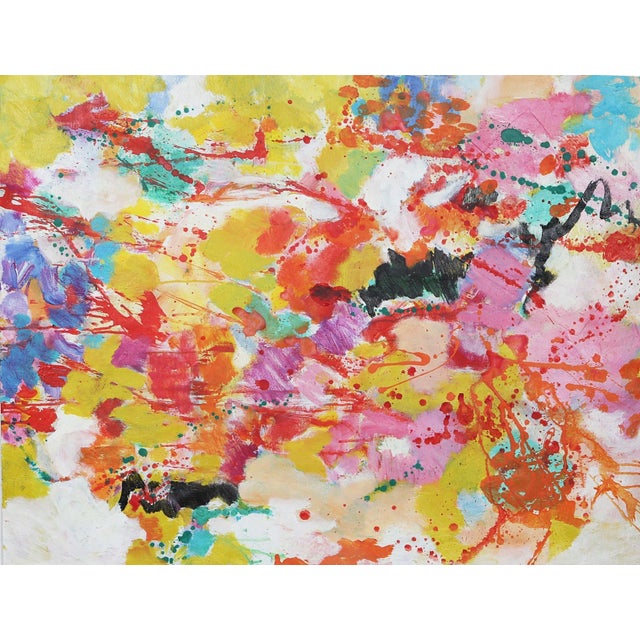 Isabel Gamerov Abstract 1 Acrylic on Canvas Edition: Size: 32 x 40 in. (81.28 x 101.6 cm)