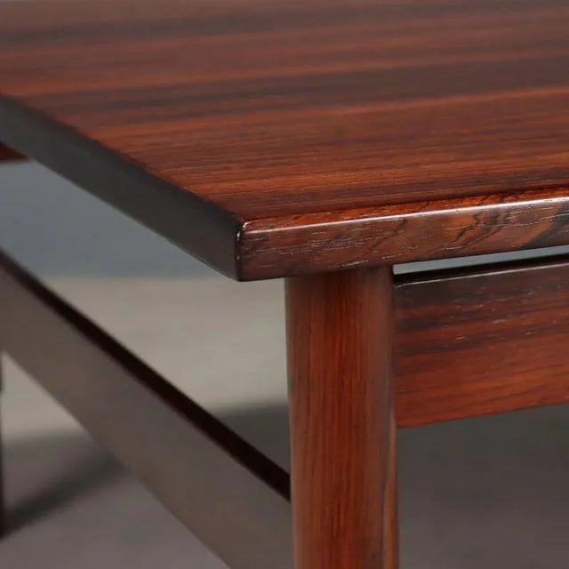 Vintage Coffee Table in Wood Veneer, Italy, 1960s For Sale - Image 3 of 8