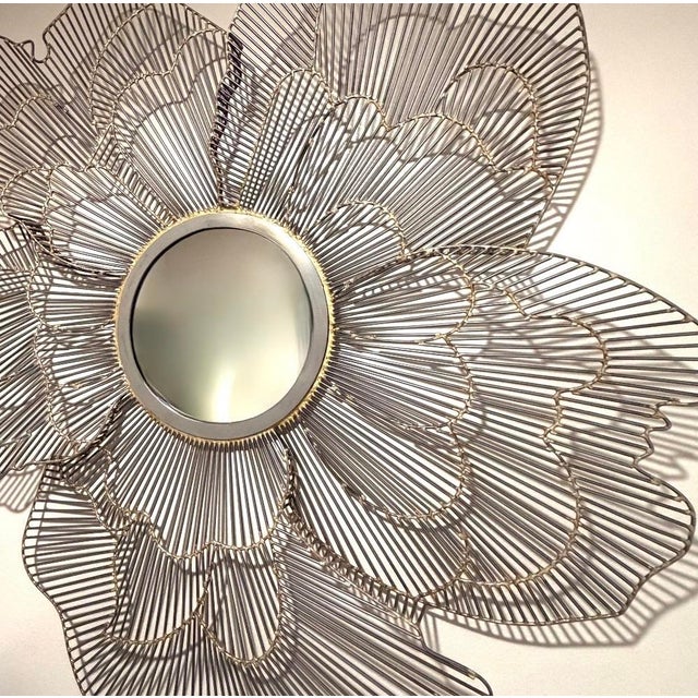 2020s Studio a Home Iron Poppy Mirror by Global Views For Sale - Image 5 of 7