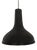 Vintage Industrial Style Black Painted Aluminium Pendant Lamp, 1970s For Sale