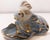 Limoges French porcelain fish figurine, circa 1930, hand-painted, in excellent, mint condition. It features gold leaf...