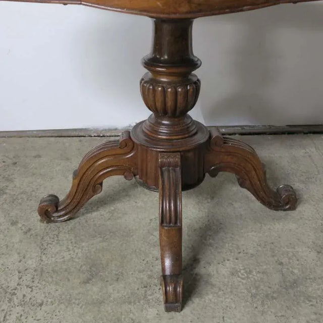 Wood Antique Gründerzeit-Wilhelminian Table For Sale - Image 7 of 9