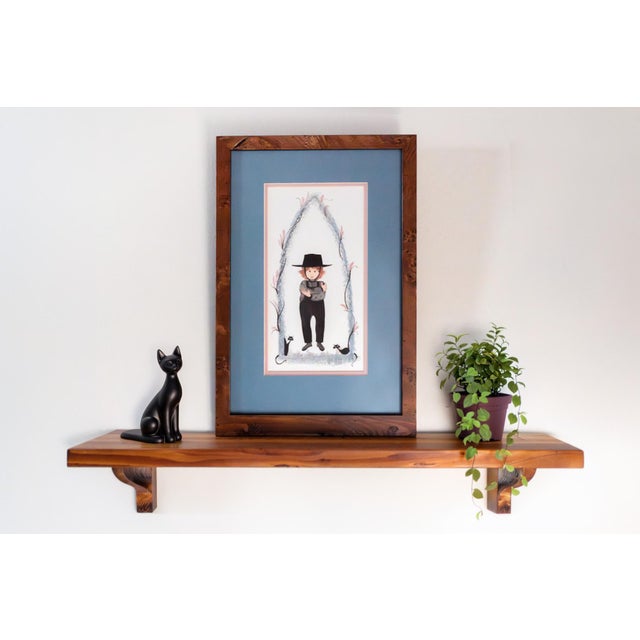 The Artwork "Limited Edition Offset Lithograph" ~ "Adam" is a timeless portrayal of innocence and rural charm by the...