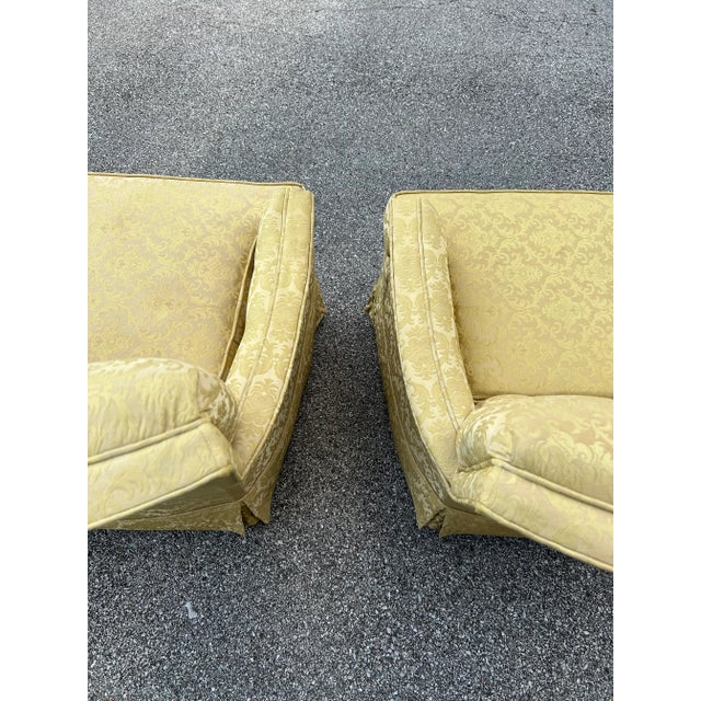 1960s Vintage Lammerts Tufted Accent Chairs - a Pair For Sale - Image 4 of 11