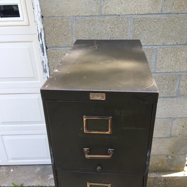 Vintage General Fireproofing Co. Industrial 5 Drawer “Allsteel” File