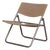 Mid-Century Linen and Chrome Cox Folding Chair from Niels Gammelgaard, 1970s For Sale