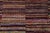 1990s Abstract Rust/Blue High Low Wool Rug - 9'0'' X 11'10'' For Sale - Image 5 of 8