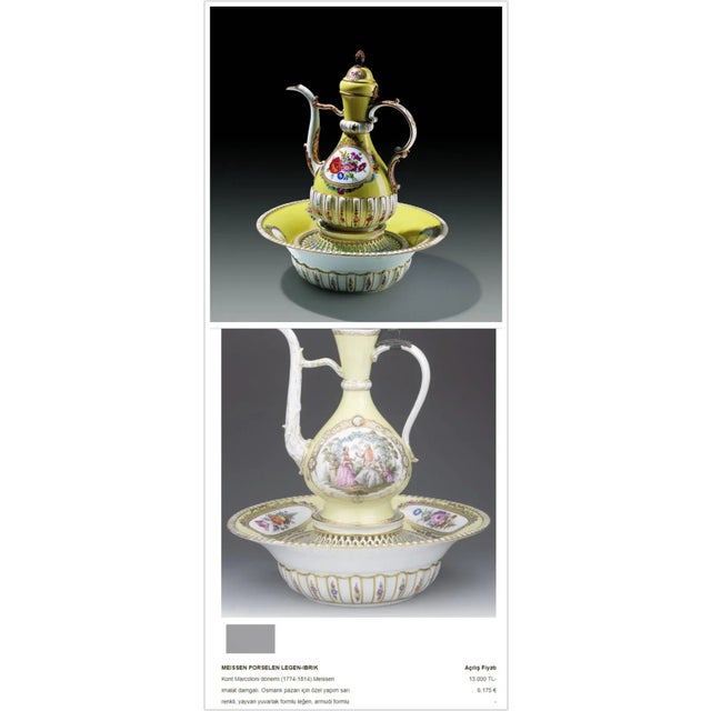 18th Century Meissen Porcelain Pitcher Mounted as Lamp For Sale - Image 12 of 13