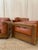 Italian Leather Club Chairs, 1960s, Set of 2 For Sale - Image 6 of 13
