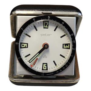 1960s Peter Germany Travel Alarm Clock