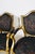 Wood Set of Four Vintage Thomas W. Morgan Hand-Painted Neoclassical Gilt Armchairs For Sale - Image 7 of 14