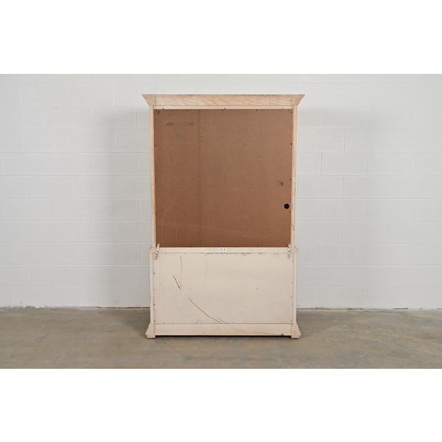 Thomasville Mediterranean Oak Armoire Dresser or Gentleman's Chest, Circa 1970s For Sale - Image 11 of 12