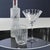 Contemporary Pescara 4-Piece Set White Dot Martini Glasses, Clear For Sale - Image 3 of 6