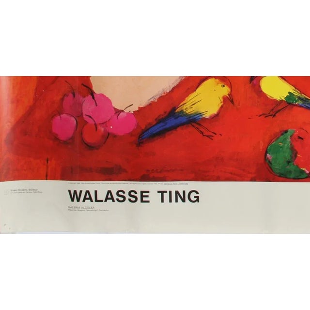 Dame aux Fleurs Walasse Ting Chinese/American (1929–2010) Date: 1988 Poster Size: 40 in. x 53 in. (101.6 cm x 134.62 cm)