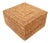 Artifacts Rattan Flat File Storage Box with Lid in Honey Brown For Sale