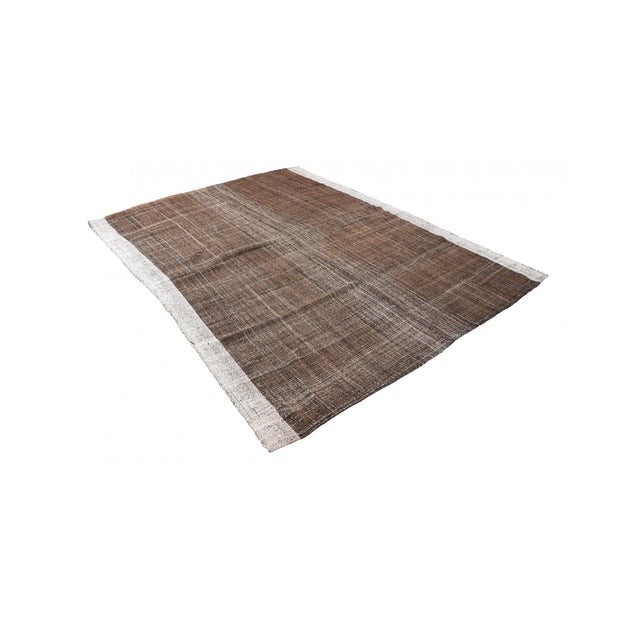 Vintage handwoven decorative kilim rug from Adana region of Turkey. Approximately 50-60 years old. In very good condition....