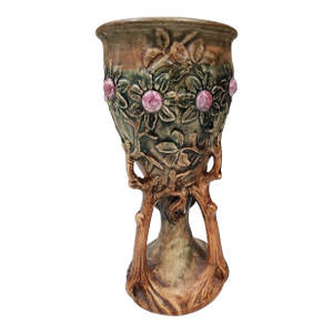 Antique Weller Woodcraft Chalice, Vase