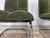 Vintage Chairs in Chromed Metal and Green Fabric by Cazzaro, Design d'autore, 1970, Set of 2 For Sale - Image 15 of 18
