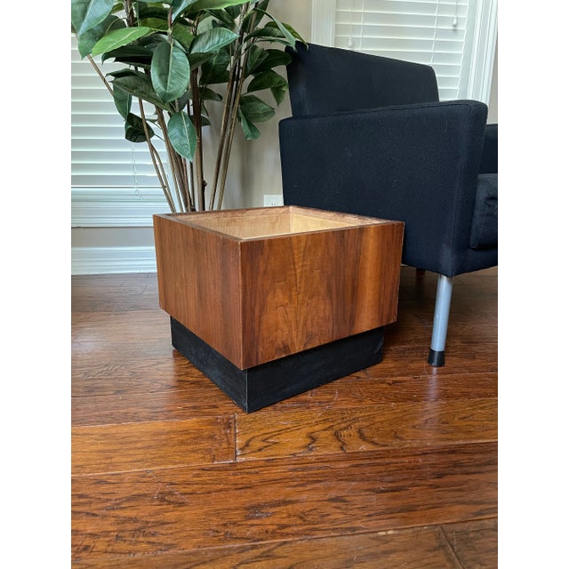 Adrian Pearsall for Craft Associates Mid-Century Modern Cube Plinth Planter For Sale In Houston - Image 6 of 12