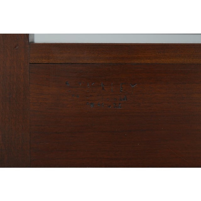 1960s Stickley Cherry Valley 1 Drawer Shaving Mirror For Sale - Image 10 of 15