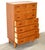 Wood 1950s Omann Jun. Møbelfabrik Danish Teak 7 Drawer , Highboy / Tall Dresser Designed by Gunni Omann For Sale - Image 7 of 12