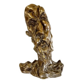 Otto Gutfreund, Don Quixote Bust, Bronze For Sale