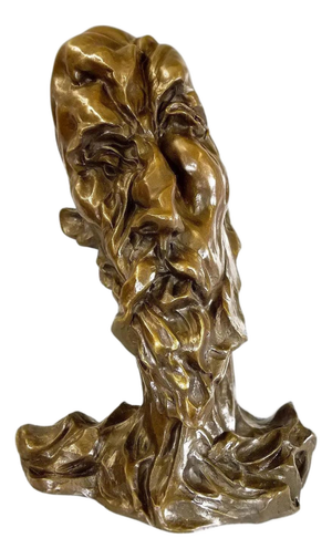 Otto Gutfreund, Don Quixote Bust, Bronze