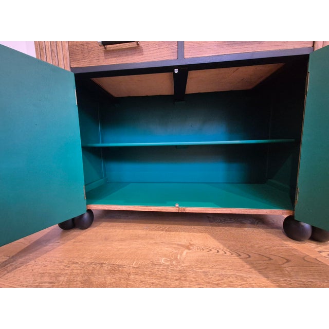 Art Deco Oak Sideboard, 1930s For Sale - Image 11 of 18