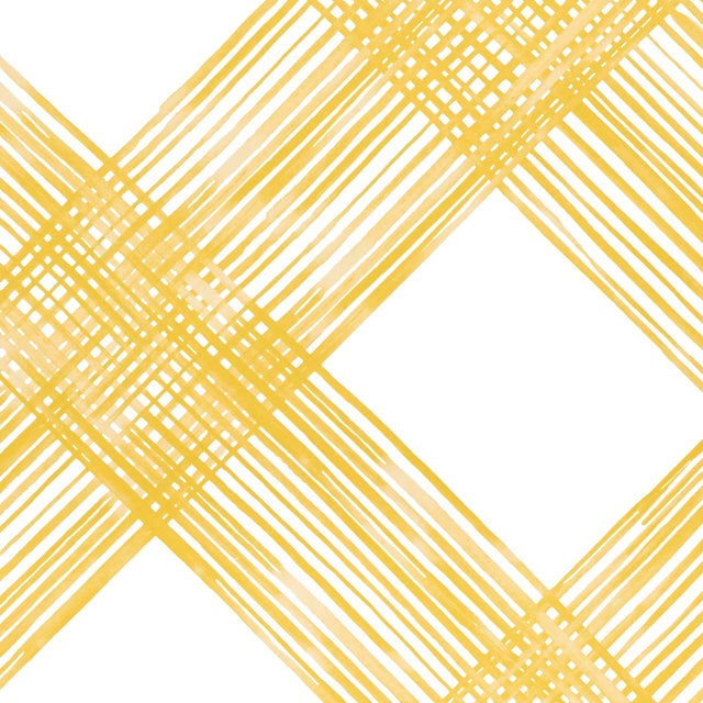 Sample - Schumacher Traverse Wallpaper in Linen For Sale