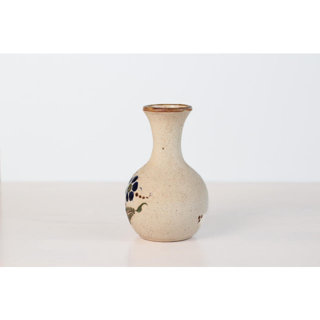 Vintage Mexican Tonala Pottery Vase For Sale - Image 9 of 12