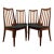 Set of 4 Vintage Mid Century Modern Dining Chairs by G Plan For Sale