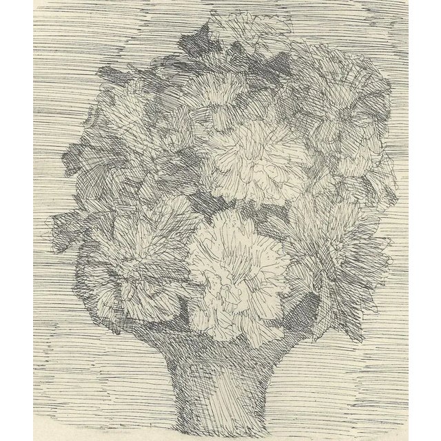 Giorgio Morandi, Zinnias in a Vase, 1957, Lithograph For Sale - Image 4 of 9