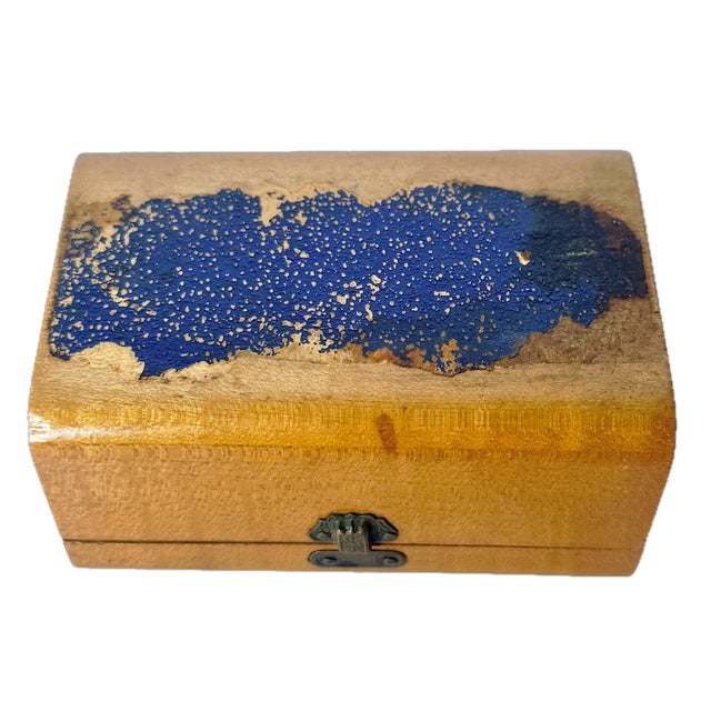 Wood Antique Castle Hastings Box For Sale - Image 7 of 7