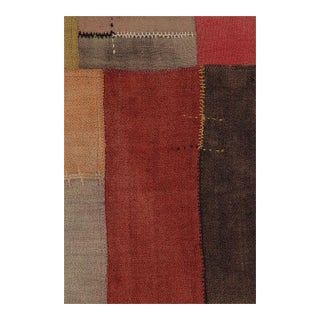 Vintage Turkish Patchwork Rug in Bold Colorful Geometric Design - Rug & Kilim For Sale