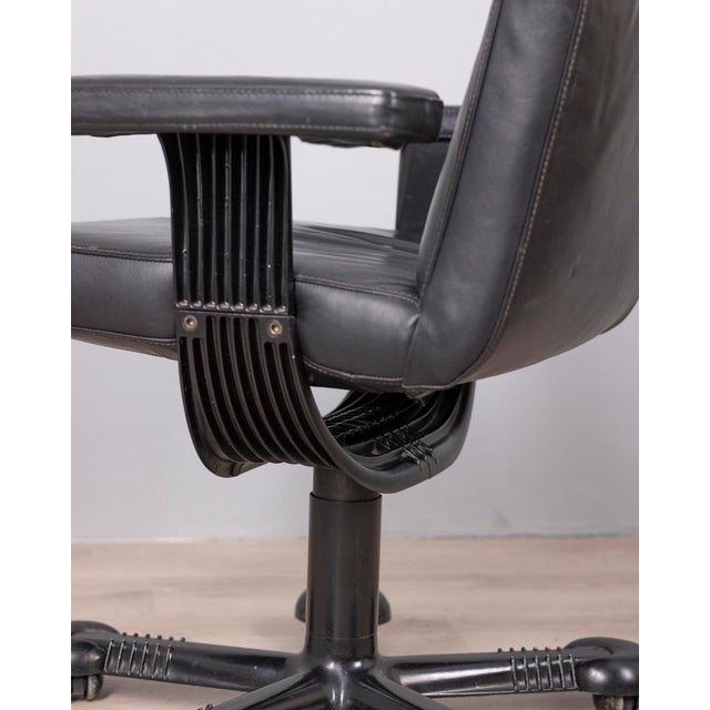 Metal Vintage Mix Model Desk Chair by Afra and Tobia Scarpa for Molteni, 1970s For Sale - Image 7 of 9