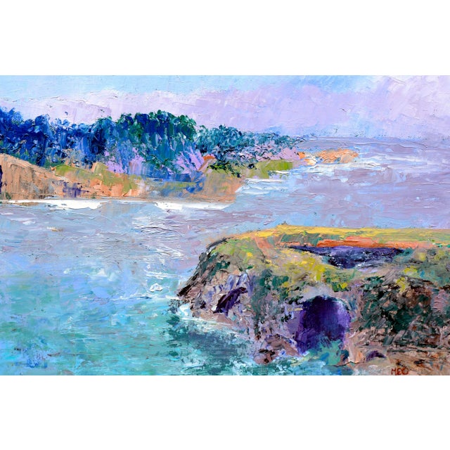 American California Coast Landscape by Muriel Goodfield For Sale - Image 3 of 9