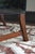Wood Early Kittinger Wing Chair in Black Leather For Sale - Image 7 of 8