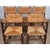 French Straw-Seated Wooden Chairs, 1950s, Set of 6 For Sale - Image 3 of 12