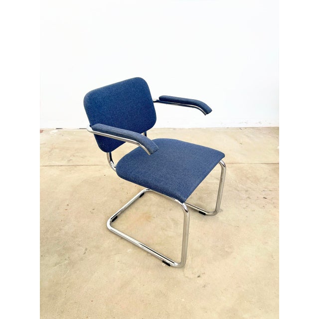 B64 Cesca Armchairs by Marcel Breuer for Knoll, 1980s, Set of 2 For Sale - Image 10 of 18