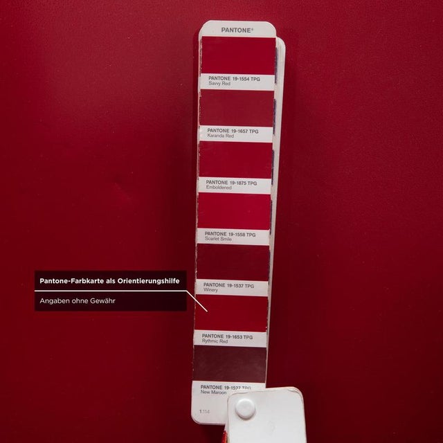 Set of Cocoon Armchair and Ottoman in Red Leather from Varier For Sale - Image 12 of 18