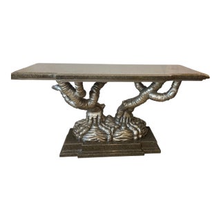 Marge Carson Tree Form Console Table For Sale