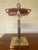Art Deco Vintage Brass Bankers Lamp For Sale - Image 3 of 11