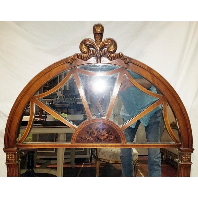 Traditional Vintage Mahogany Mirror For Sale - Image 3 of 10