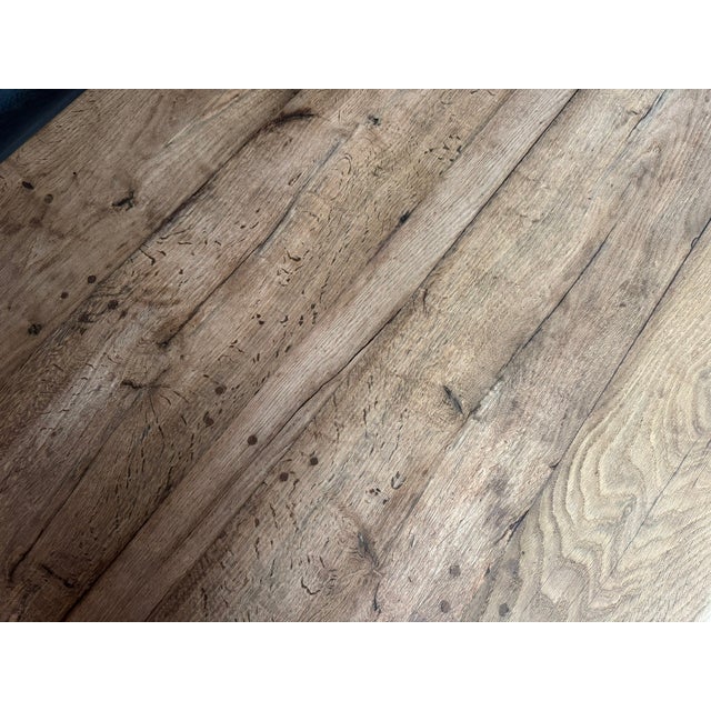 Antique Large Oak Farmhouse Dining Table, 1890 For Sale - Image 13 of 18