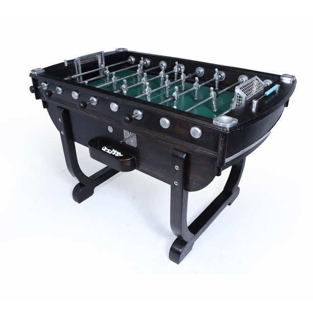 French Oak Coin-Operated Table Football Baby Foot Table, 1929 For Sale - Image 3 of 18