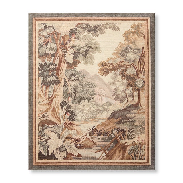 Loloi Rugs Loloi Riverside Village Beige / Green 2'-8" x 3'-4" Wall Art For Sale - Image 4 of 4