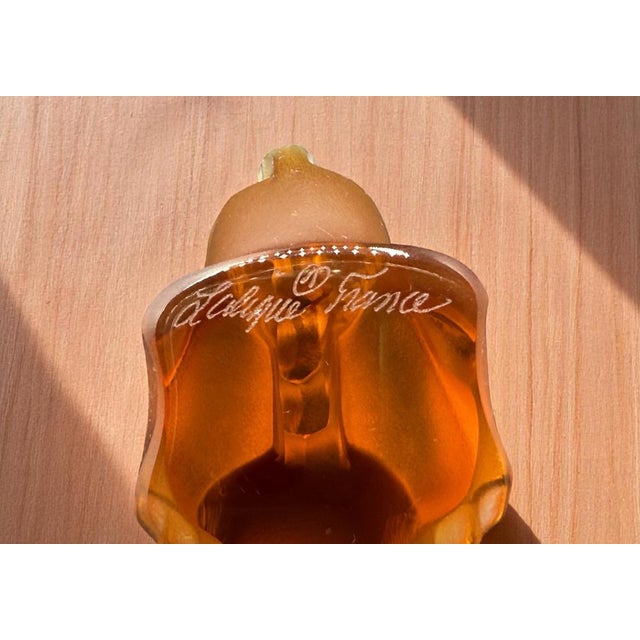 Chinese Dragon Sculpture in Amber and Frosted Glass by René Lalique for Lalique For Sale - Image 12 of 13